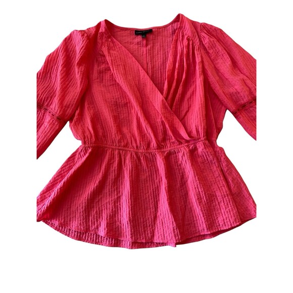 Lane Bryant Women’s Blouse Top Pink SZ 18/20/1X Embellished - Picture 1 of 7
